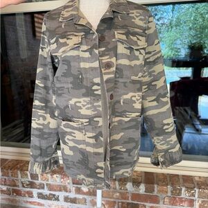 Sanctuary Khaki Camouflage Jacket